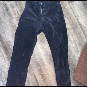 Brandy Melville blue courdroy pants